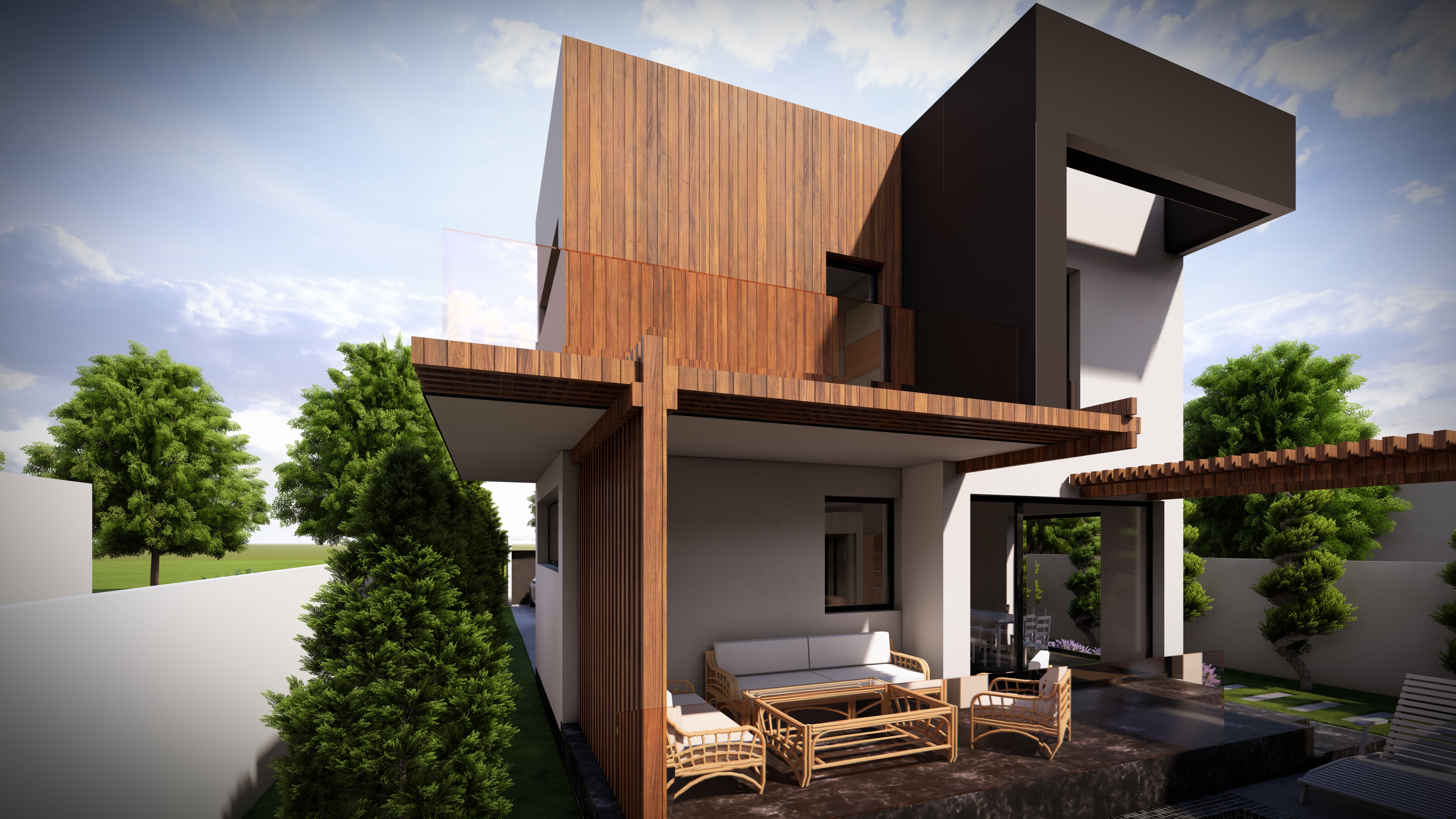 Casa M - Vedere posterioară